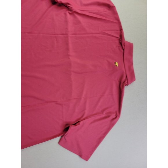 NEW Jack Nicklaus Cool Plus Men M Coral Pink Performance Golf Polo Wicking UPF - Picture 10 of 11